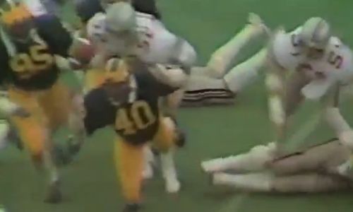  Ronald Simpkins 1977 tackle against Ohio State
